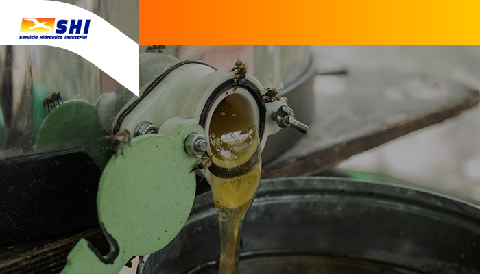 Proceso de la filtración de aceite